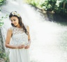 Фото невесты на фоне водопада