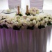 Свадебный интерьер -  оформление стола молодоженов