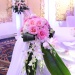 Цветочная композиция на стол жениха и невесты