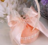 Свадебная корзинка персикового цвета