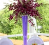 Сиреневая свадьба  - ваза с цветами