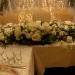 Цветочное оформление стола молодоженов в ресторане Ермак