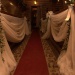 Оформление тканью ресторана на свадьбу