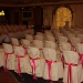 Декор стульев в свадебном зале