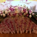 Цветочная композиция на лиловой свадьбе