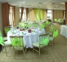Оформление свадебного зала в зеленых цветах