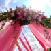 Свадьба в цвете фуксия - свадебная арка
