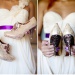 Свадебные туфли на свадьбе в шоколадном стиле