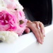 Букет невесты из белых и розовых пионов