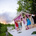 Свадьба в лавандовом стиле - подружки невесты