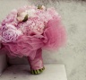 Букет невесты из нежно-розовых пионов
