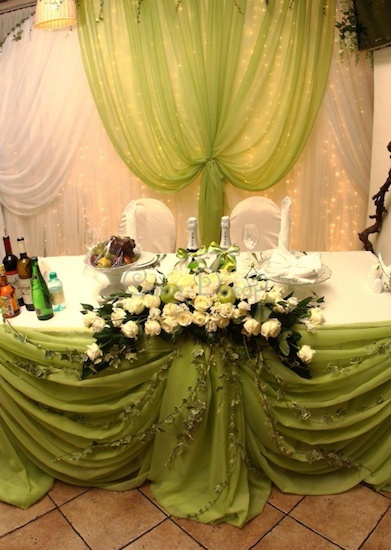 Свадьба в салатово-зеленом цвете