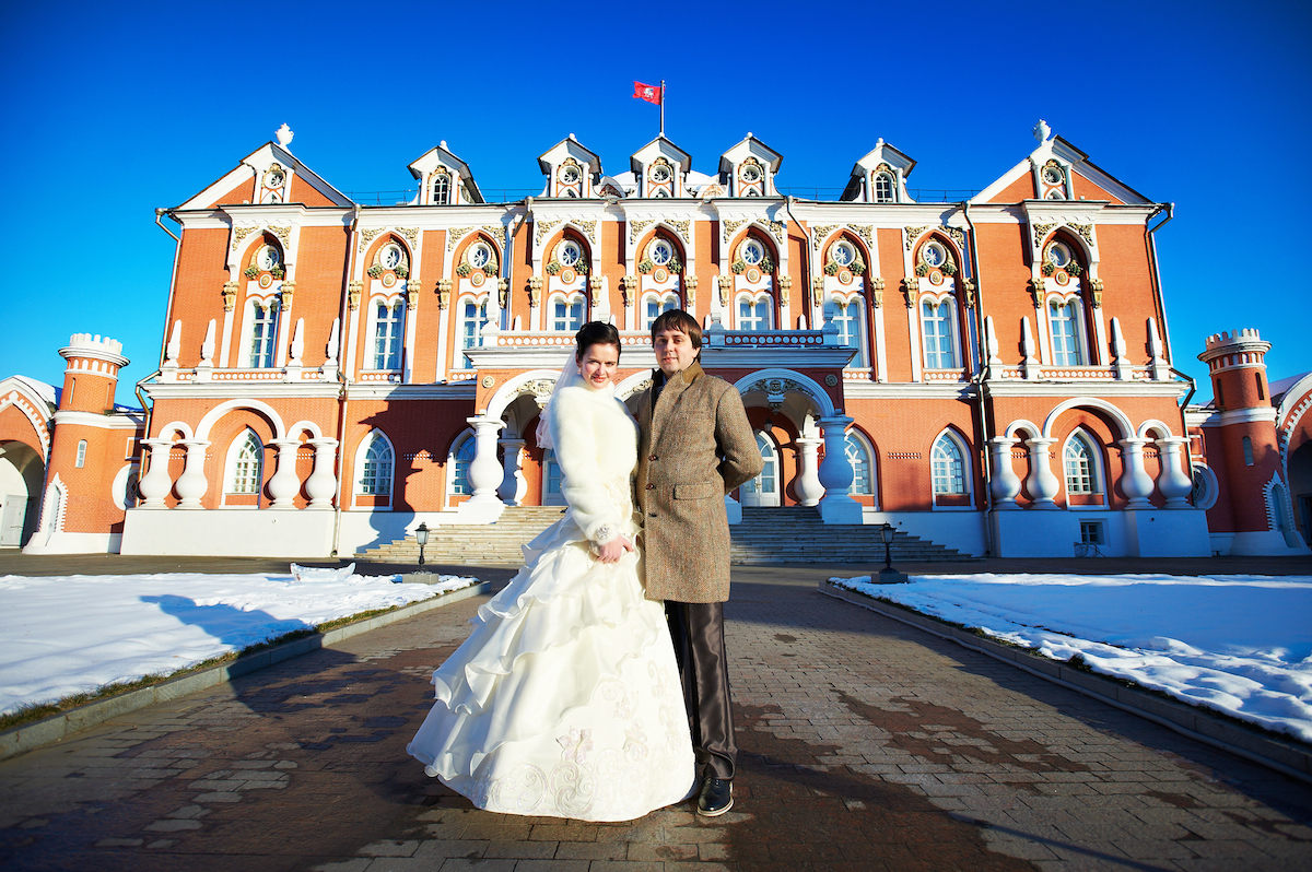 Свадьба в Петровском путевом дворце