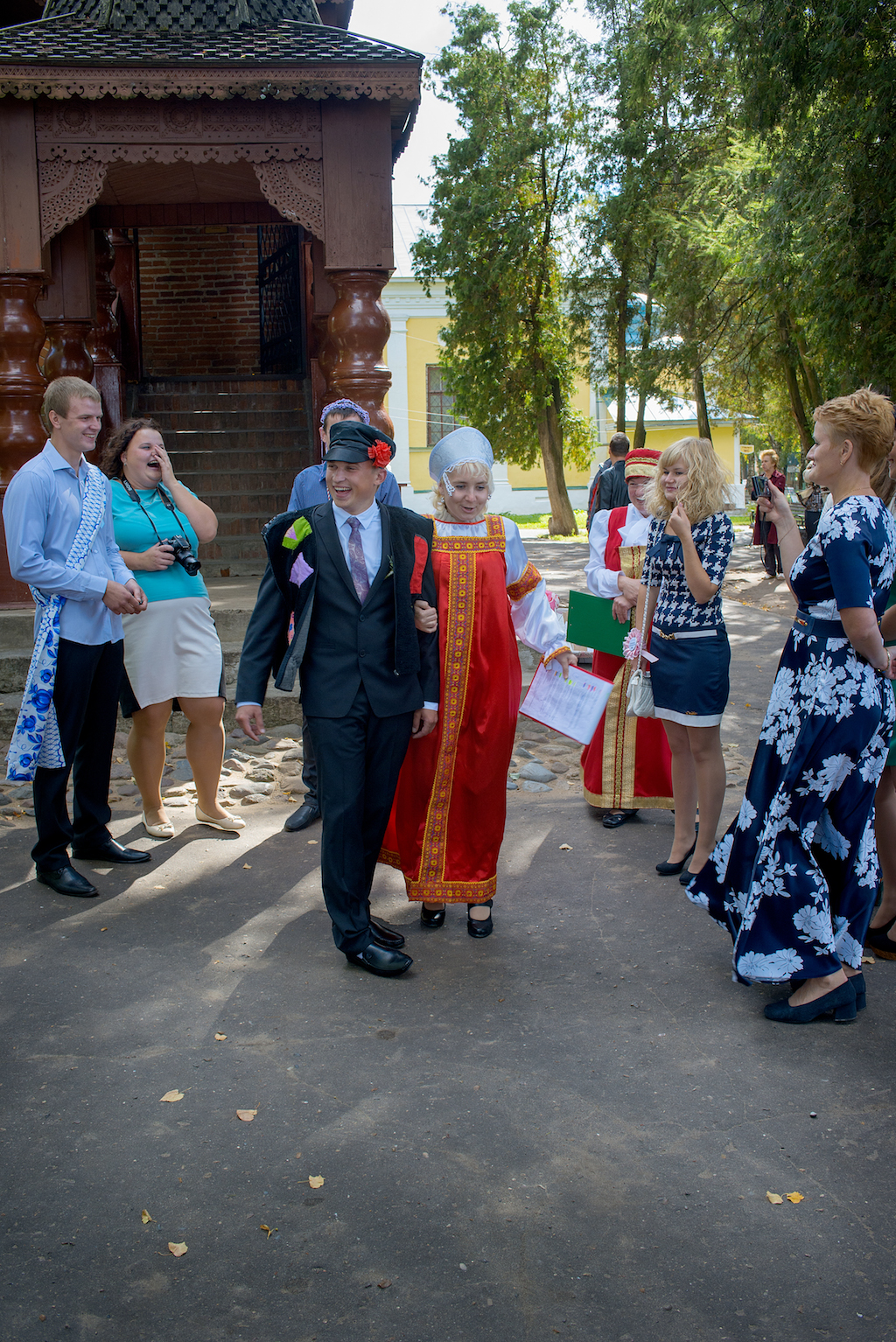 свадьба в русско-народном стиле